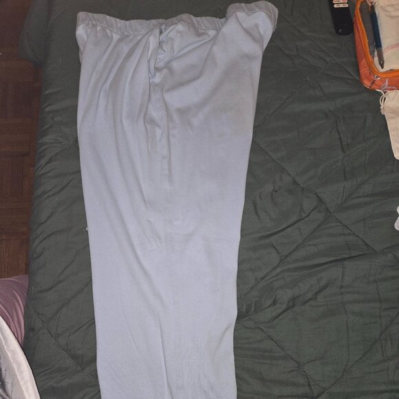 Like New Land's End light blue knit pants with pockets - Picture 1 of 3